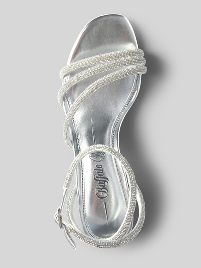 Peek & Cloppenburg BuffaloSandalette Mit Strasssteinbesatz Modell 'LILLY SPARK' In Silber