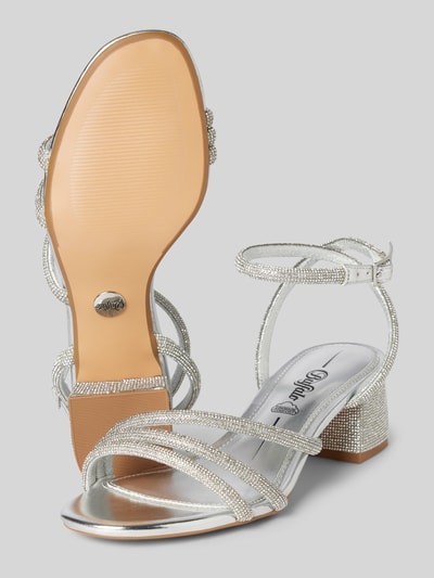 Peek & Cloppenburg BuffaloSandalette Mit Strasssteinbesatz Modell 'LILLY SPARK' In Silber