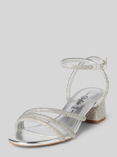 Peek & Cloppenburg BuffaloSandalette mit Strasssteinbesatz Modell 'LILLY SPARK' in silber