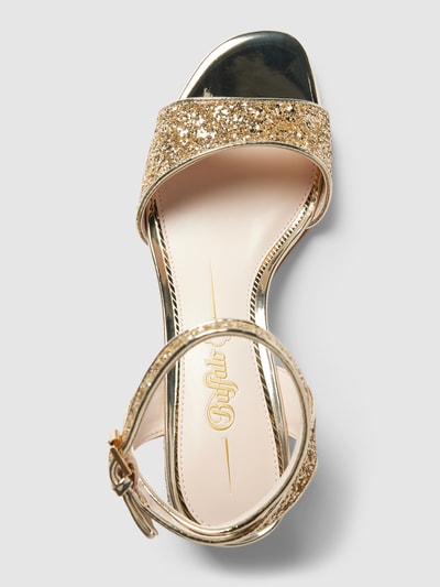 Peek & Cloppenburg BuffaloSandalette Mit Strasssteinbesatz Modell 'RAINELLE' In Gold