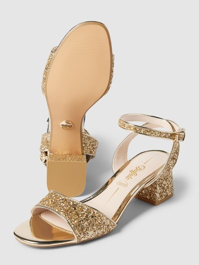 Peek & Cloppenburg BuffaloSandalette Mit Strasssteinbesatz Modell 'RAINELLE' In Gold