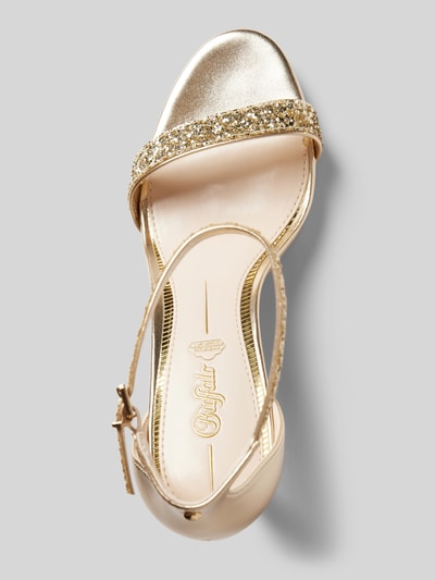 Peek & Cloppenburg BuffaloSandalette Mit Ziersteinbesatz Modell 'MONERO' In Gold