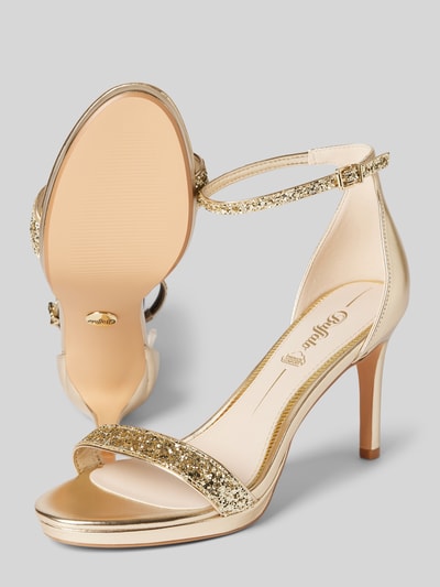 Peek & Cloppenburg BuffaloSandalette Mit Ziersteinbesatz Modell 'MONERO' In Gold