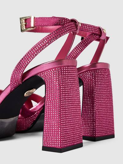 Peek & Cloppenburg BuffaloSandaletten Mit Ziersteinbesatz Modell 'CHERRY SPARK' In Pink