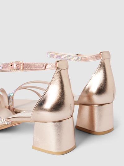 Peek & Cloppenburg BuffaloSandaletten Mit Ziersteinbesatz Modell 'LILLY' In Rose Gold
