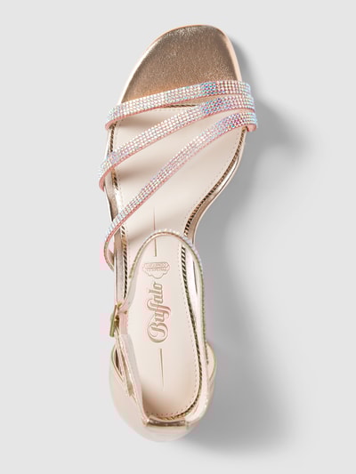 Peek & Cloppenburg BuffaloSandaletten Mit Ziersteinbesatz Modell 'LILLY' In Rose Gold