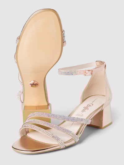 Peek & Cloppenburg BuffaloSandaletten Mit Ziersteinbesatz Modell 'LILLY' In Rose Gold