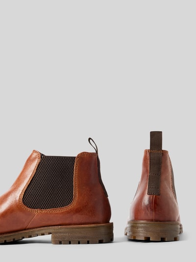 Peek & Cloppenburg BugattiAnkle Boots Aus Leder Modell 'Kosta' In Cognac