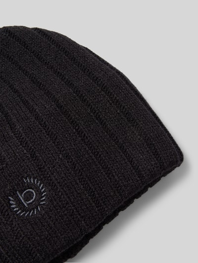 Peek & Cloppenburg BugattiBeanie Mit Logo-Stitching In Black