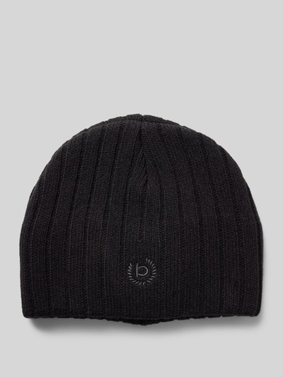 Peek & Cloppenburg bugattiBeanie mit Logo-Stitching in black