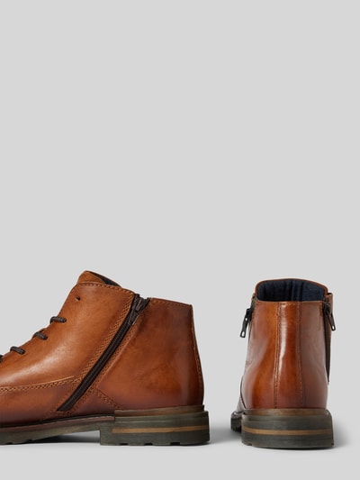 Peek & Cloppenburg BugattiBoots Aus Leder Modell 'Vittore' In Cognac
