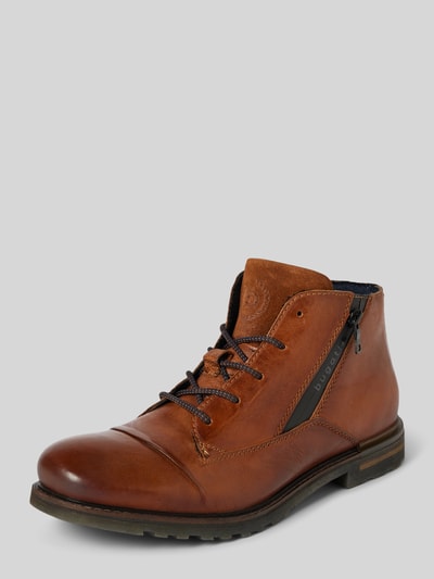 Peek & Cloppenburg bugattiBoots aus Leder Modell 'Vittore' in cognac