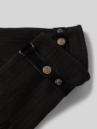 Peek & Cloppenburg BugattiHandschuhe Mit Verstellbarem Druckknopfriegel In Black