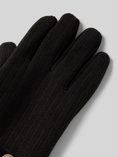 Peek & Cloppenburg BugattiHandschuhe Mit Verstellbarem Druckknopfriegel In Black