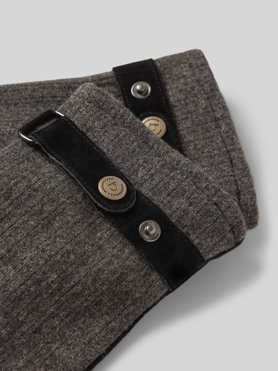 Peek & Cloppenburg BugattiHandschuhe Mit Verstellbarem Druckknopfriegel In Anthrazit