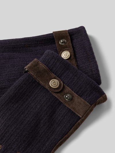 Peek & Cloppenburg BugattiHandschuhe Mit Verstellbarem Druckknopfriegel In Marine