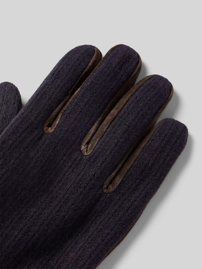 Peek & Cloppenburg BugattiHandschuhe Mit Verstellbarem Druckknopfriegel In Marine