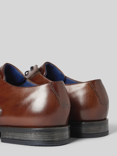 Peek & Cloppenburg BugattiLederderby Mit Label-Detail Modell 'Gapo' In Cognac