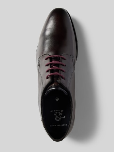 Peek & Cloppenburg BugattiLederderby Mit Label-Detail Modell 'Gapo' In Dunkelbraun