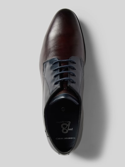 Peek & Cloppenburg BugattiLederderby Mit Label-Detail Modell 'Gapo' In Dunkelbraun