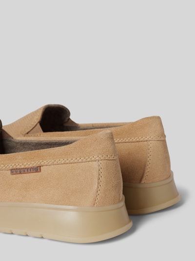 Peek & Cloppenburg BugattiLederloafer Mit Label-Detail Modell 'Fiero' In Beige