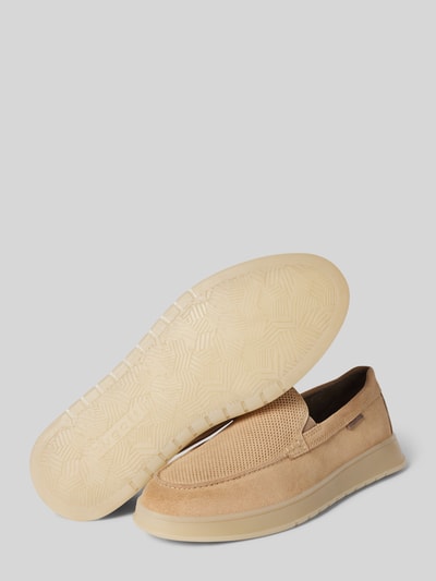 Peek & Cloppenburg BugattiLederloafer Mit Label-Detail Modell 'Fiero' In Beige