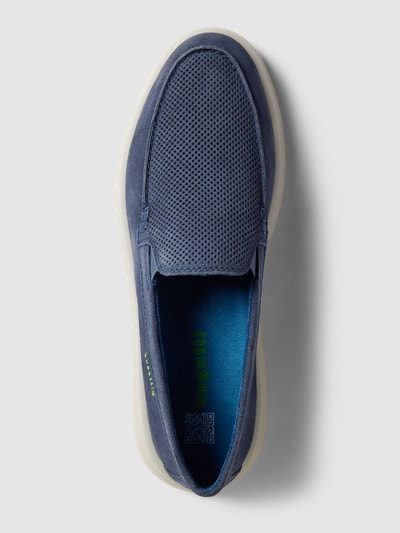 Peek & Cloppenburg BugattiLederloafer Mit Label-Detail Modell 'Fiero' In Marine