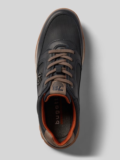 Peek & Cloppenburg BugattiLedersneaker Mit Label-Applikation Modell 'Irish' In Dunkelblau