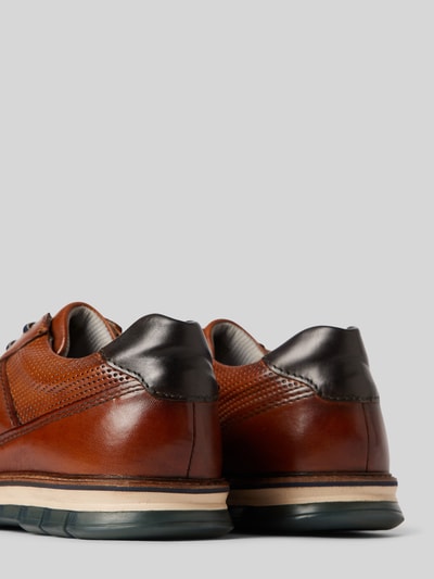Peek & Cloppenburg BugattiLedersneaker Mit Label-Schriftzug Modell 'Simone Comfort' In Cognac