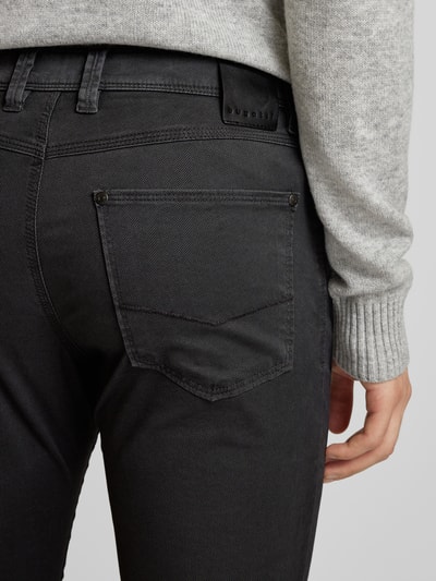Peek & Cloppenburg BugattiModern Fit Chino Im 5-Pocket-Design Modell 'Cordoba' In Anthrazit