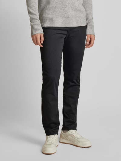 Peek & Cloppenburg BugattiModern Fit Chino Im 5-Pocket-Design Modell 'Cordoba' In Anthrazit