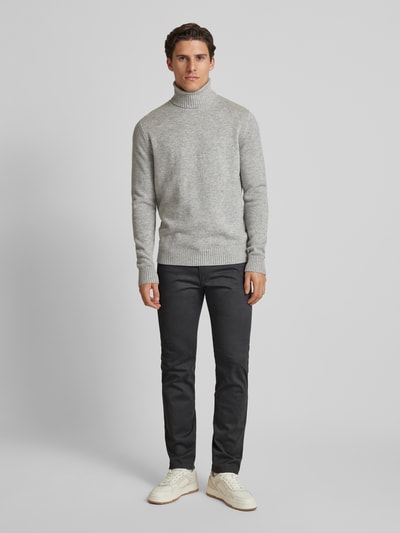 Peek & Cloppenburg bugattiModern Fit Chino im 5-Pocket-Design Modell 'Cordoba' in anthrazit