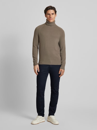 Peek & Cloppenburg BugattiModern Fit Chino Im 5-Pocket-Design Modell 'Cordoba' In Marine