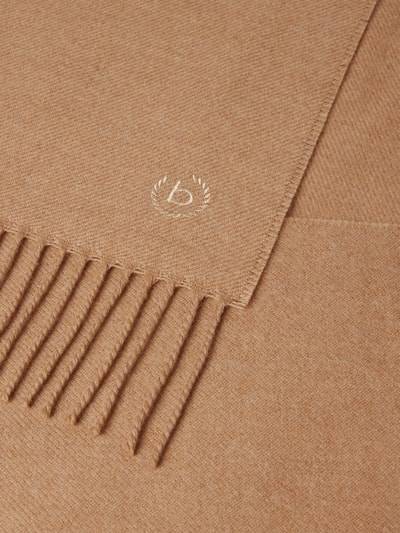 Peek & Cloppenburg BugattiSchal Aus Schurwolle Mit Label-Stitching In Camel