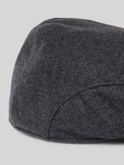 Peek & Cloppenburg BugattiSchiebermütze Aus Woll-Mix In Mittelgrau Melange