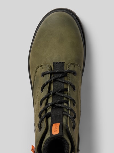 Peek & Cloppenburg BugattiSchnürboots Mit Label-Details Modell 'Pallario' In Dunkelgruen