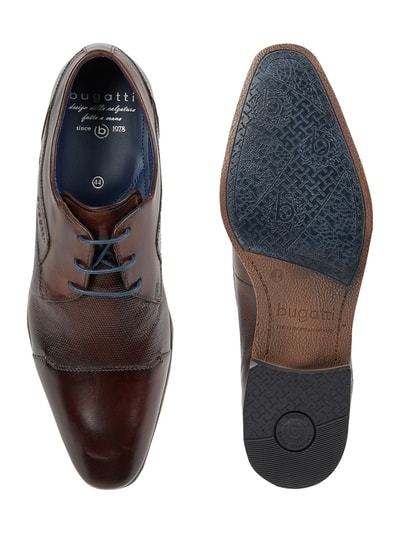 Peek & Cloppenburg BugattiSchnürschuhe Aus Leder In Dunkelbraun