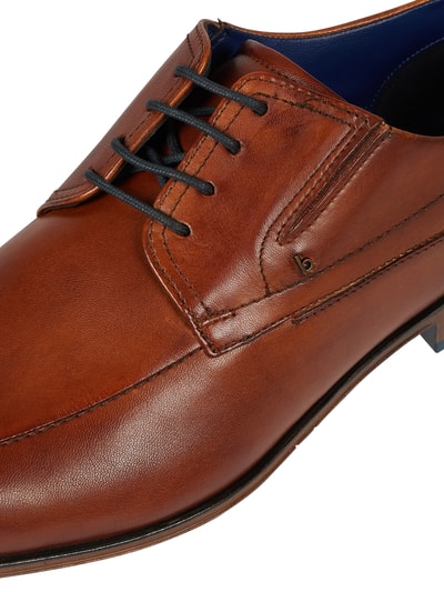 Peek & Cloppenburg BugattiSchnürschuhe Aus Leder Modell 'Mattia' In Cognac