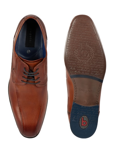 Peek & Cloppenburg BugattiSchnürschuhe Aus Leder Modell 'Mattia' In Cognac