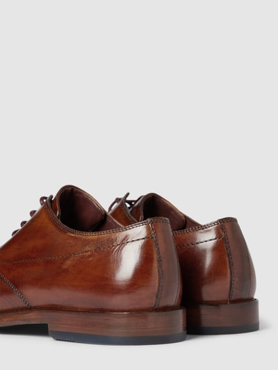 Peek & Cloppenburg BugattiSchnürschuhe In Unifarbenem Design Modell 'Mansaro' In Cognac