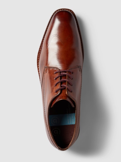Peek & Cloppenburg BugattiSchnürschuhe In Unifarbenem Design Modell 'Mansaro' In Cognac