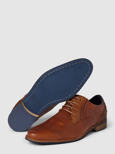 Peek & Cloppenburg BULLBOXERDerby Mit Strukturmuster Modell 'PHILIP' In Cognac