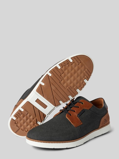 Peek & Cloppenburg BULLBOXERSchnürschuhe Mit Leder-Badges In Black