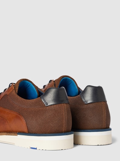 Peek & Cloppenburg BULLBOXERSchnürschuhe Mit Strukturmuster Modell 'FABIAN' In Cognac