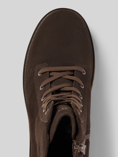 Peek & Cloppenburg Calvin Klein JeansBoots Aus Leder Mit Schnürung Modell 'EVA' In Taupe