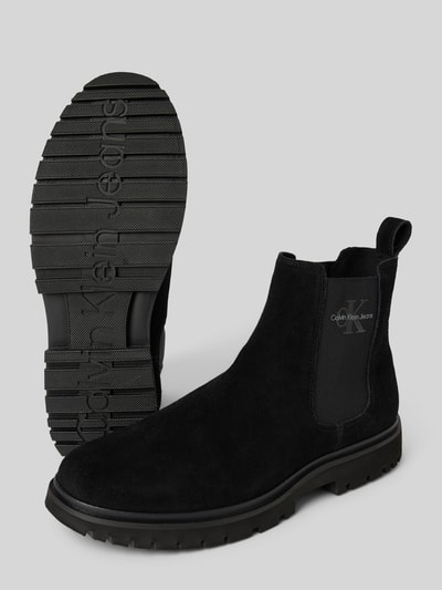 Peek & Cloppenburg Calvin Klein JeansChelsea Boots Mit Elastischen Einsätzen Modell 'EVA' In Black