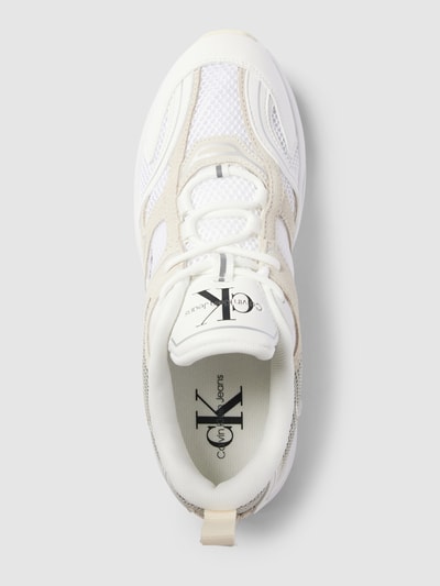 Peek & Cloppenburg Calvin Klein JeansChunky Sneaker Mit Label-Details Modell 'RETRO TENNIS' In Weiss
