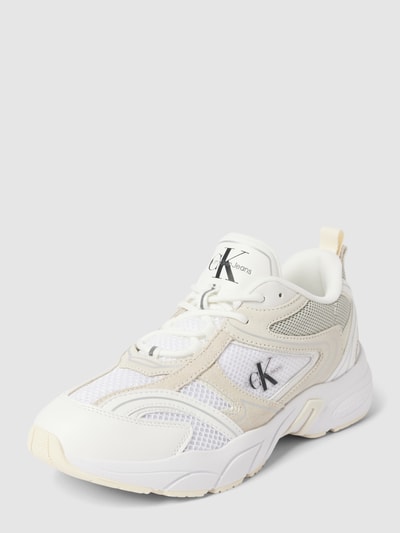 Peek & Cloppenburg Calvin Klein JeansChunky Sneaker Mit Label-Details Modell 'RETRO TENNIS' In Weiss