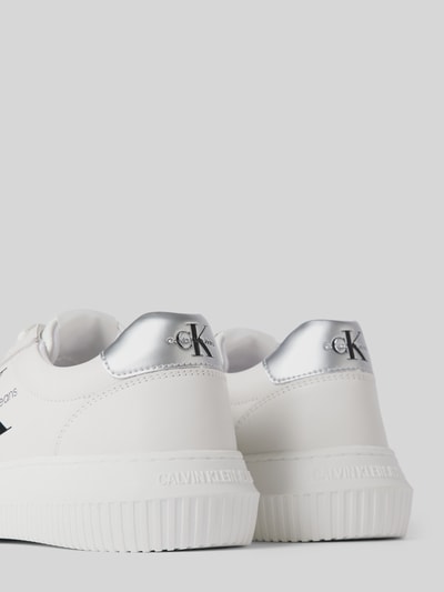 Peek & Cloppenburg Calvin Klein JeansChunky Sneaker Mit Label-Print In Weiss