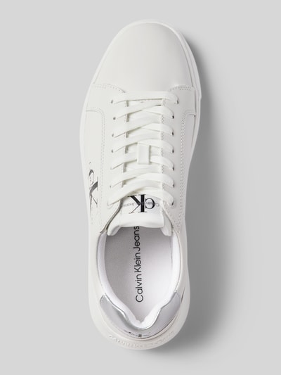 Peek & Cloppenburg Calvin Klein JeansChunky Sneaker Mit Label-Print In Weiss
